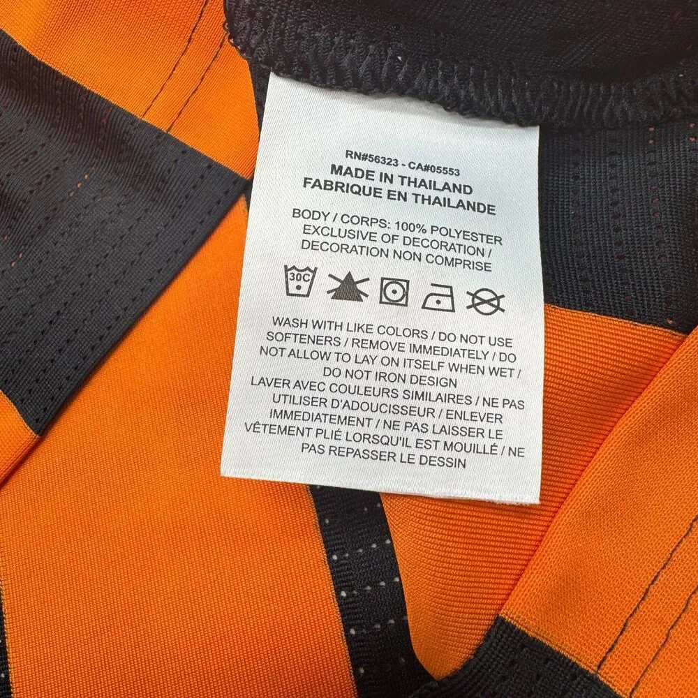 NEW Jordan Brooklyn Collegiate Goalie Shirt Black Orange Sz XL HV0107-010